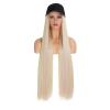 YUXING1205 35inch Baseball Wig Synthetic Natural Bob Wig Black Hat Wigs Cap with Hair Naturally Connect Baseball Cap 90CM(613HT2614) view 1