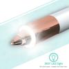 iMusthav 2 in 1 Eyebrow and Facial Hair Remover for Women Painless Flawless Electric Razor Epilator Trimmer Shaver with 18K Gold-Plated, USB Rechargeable, 360 LED for Eyebrow and Face Hair Removal view 4
