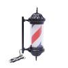 28'' Wall-Mounted Barber Pole Light Salon LED Stripes Pole Light Red White Blue Rotating Light Classic Style Hair Salon Spa Barbershop Open Sign Waterproof Save Energy view 1