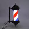 28'' Wall-Mounted Barber Pole Light Salon LED Stripes Pole Light Red White Blue Rotating Light Classic Style Hair Salon Spa Barbershop Open Sign Waterproof Save Energy view 2