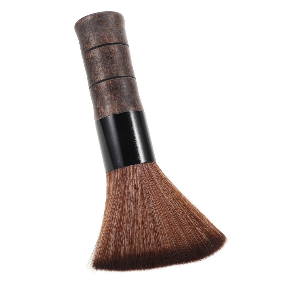 Gogogmee Men Beard Grooming Brush Ergonomic Handle Portable Soft Bristle Hair Cleaning Tool for Personal Grooming and Hair Salon Use