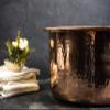 100% Solid Copper Foot Bowl with Removable Footrest  Hand Made Large Relaxation Pedicure Basin (10-20" Sizes) for Spa & Pedicure view 4