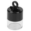 Pongnas Plastic Empty Reusable Powder Puff Case, Mini Portable Empty Makeup Powder Container with Flocking Puff, Empty Loose Powder Compact Container, Mushroom Shape view 2