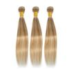P27/613 Human Hair Bundles Honey Blonde Bundles Human Hair Blonde Straight Human Hair Bundles 14 16 18 inch Double Weft Blonde Bundles Human Hair Brazilian Virgin Hair Extensions view 3