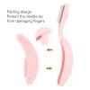 5 Packs Durable Metal Foldable Eyelash Comb, Stainless Steel Metal Teeth Eyebrow Separator Comb Lash and Brow Makeup Applicator Brush Professional Tool for Define Lash view 4