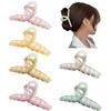 PACTIV Hair Clips Ladies and Girls Large Banana Hair Clips High Elasticity Claw Clips Anti-Slip Butterfly Hair Clips Suitable for Thin Hair and Thick Thick Hair Clips, 1 count (Pack of 4) MULTI view 1