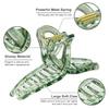 PACTIV Hair Clips Ladies and Girls Large Banana Hair Clips High Elasticity Claw Clips Anti-Slip Butterfly Hair Clips Suitable for Thin Hair and Thick Thick Hair Clips, 1 count (Pack of 4) MULTI view 2