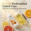 DeEnti Cuticle Set, Cuticle Remover Liquid and Oil with Pusher Tool, Citrus view 4