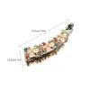 LALAFINA Rhinestone Banana Clip Hair Clamp for Women and Teen Girls Elegant Ponytail Holder for Everyday Use and Special Occasions Lightweight 3.34 Inch Hair Accessory view 3