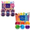 Bath Bombs for Kids with Surprise Toy Inside, 6 Pack Kids Surprise Bath Toys and 6 Pack Mystical Bubble Bath Bomb, Gentle and Kids Safe, USA Made, Birthday Gift for Kids by Two Sisters view 1
