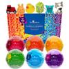 Bath Bombs for Kids with Surprise Toy Inside, 6 Pack Kids Surprise Bath Toys and 6 Pack Mystical Bubble Bath Bomb, Gentle and Kids Safe, USA Made, Birthday Gift for Kids by Two Sisters view 2