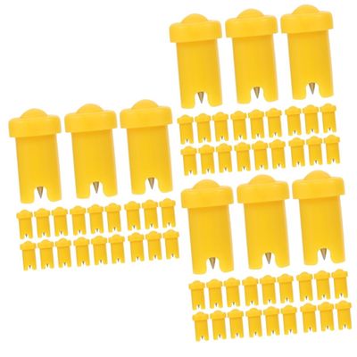 NOLITOY 300pcs Eyelash Bottle Needles Clogging Nozzle Tips for Eyelash Extension Replacement Bottle Accessories Beauty Applications