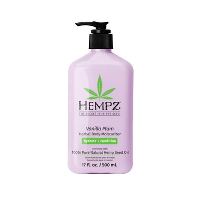 Hempz Limited Edition Vanilla Plum Hydrating Body & Hand Lotion 17 oz