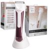 Pure Silk Body Hair Trimmer for Women, Rechargeable Womens Trimmer for Body Hair with 4 Guide Combs, Hypoallergenic and Heat-Resistant Ceramic Blades, LCD Screen, Built in Light, Waterproof view 2