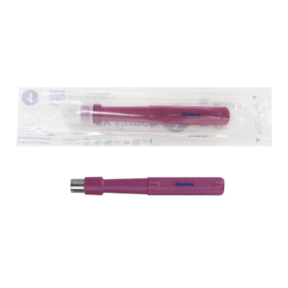 NinthAvenue Basics Sterile Disposable Biopsy Punch Curettes, Size 8MM, Biopsy Dermal Punch Curette for Piercing & Lab Use with Protective Handle, 1 Pack