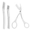 Didiseaon Professional Eyebrow Shaper Kit Razor Scissors Safe Precise Trimming for Women Includes Trimmer Sicssors view 1