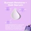 Aster Beauty Night Hair Serum for Split Ends & Frizz Sunset Restore + Hair Serum | Leave-In Overnight Repair with Niacinamide & Protein | Strengthens, Smooths & Hydrates (3.4 oz) view 2