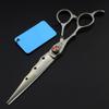 ERoomQ Hair Cutting Scissors, 7 inch Professional Japan 440c Steel Left Hand Matte Hair Scissors Cutting Barber Haircut thinning Shears Hairdresser Scissors view 2