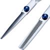 ERoomQ Professional Salon Barber Hairdressing Scissors Kit Hair Clipper Thinning Cutting Hair Styling Tool About 17cm Flat Shear view 2