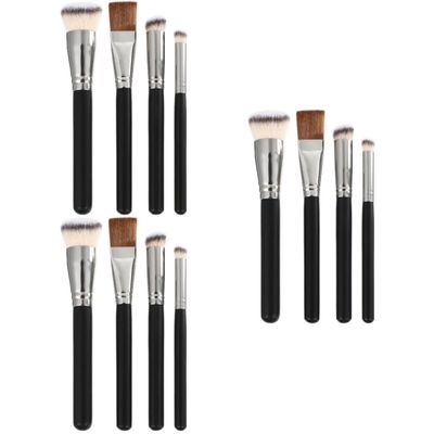 FOMIYES 12pcs Professional Makeup Brushes Eyeshadow Foundation Concealer Smudge Brush Women Makeup Tools