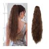 AEYSD-456 Ponytail Hair Extension Natural Fluffy Pony Tail Synthetic Hairpiece for Women Silver Gray Blonde Ponytail Hair Extension Claw Clip 24inch Long Curly Ponytail Hairpiece(NMW1047-7) view 1