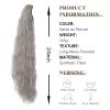 AEYSD-456 Ponytail Hair Extension Natural Fluffy Pony Tail Synthetic Hairpiece for Women Silver Gray Blonde Ponytail Hair Extension Claw Clip 24inch Long Curly Ponytail Hairpiece(NMW1047-7) view 2