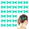 24 Pieces Mini Bowknot Hair Clips for Women Girls, Small Cute Bows Hair Ribbon Alligator Clips, Charming Hair Accessories for Every Occasion view 1