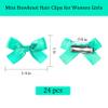 24 Pieces Mini Bowknot Hair Clips for Women Girls, Small Cute Bows Hair Ribbon Alligator Clips, Charming Hair Accessories for Every Occasion view 2