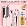 Hair Wax Stick Set for Flyaways Stocking Stuffers for Women Kids Christmas/Birthday Gifts Hair Accessories for Women Girls Teen Girls Trendy Stuff, Hairs Slick Stick Styling Tools Baby Hairs Gel Black view 2