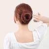 2PCS Hair Bun Maker French Hair Style Curler Accessories Donut Bun Maker Hair Ring Doughnut DIY Hair Styling Shaper Roll Bun Tool for Long Curly Straight Thick Thin Hair(black+brown) view 3