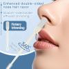 Andibro 4Pcs 2-in-1 Nasal Hair Cutter, Double Sided Nose Hair Knife 360 Rotating Nose Hair Trimmer Manual Nostril Hair Remover Tool for Women Men view 2