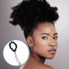 2Pcs Adjustable Hair Ties, Hair Ties for Thick, Length and Lock Hair Stretcher, Thick Ties for Buns, Soft Locs, Dreads, Curly Hair&Afro Puffs view 4