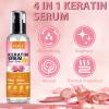 Keratin Protein Hair Serum Keratin Styling & Moisturizing Oil - Anti Frizz Control Nourishes & Repair Keratin Serum Oil for Dry Damaged Hair Heat Protectant Serum for Shine Prevent Hair Burns (Rose) view 4