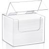 Briwooody Disposable Face Towel Storage Box Compatible with XL Acrylic Container Wall Mounted Clean Towel Holder for Facial Washcloth Supplies(Clear) view 1
