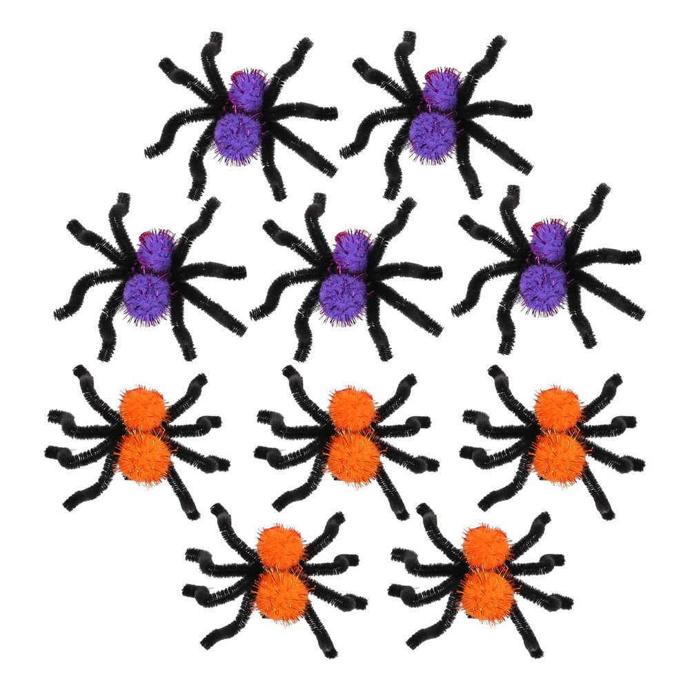 10 Pcs Halloween Spider Hair Clips, Kids Girls Women Cute Spider Hair Clips, Funny Halloween Hair Accessories, Halloween Costume Accessories for Party