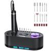 GOLEEXU Nail Drill Electric File: 40000RPM Professional E File Kit E File Machine Filer for Shaping, Buffing, Removing Acrylic Gel Nails, Manicure Pedicure Kit with 12Pcs Nail Bits, Home Salon Use view 1