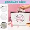 4 Pcs Girls Trip Gifts Girls Weekend 2026 Makeup Bag Girls Trip Gifts Favors Summer Gifts Cosmetic Bag Toiletry Bag Zipper Pouch Weekender Bags for Women Girl Friendship Bachelorette Party Birthday view 2