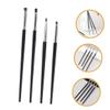 LALADEFIEE 4pcs Eyeliner Brush Precision Eye Makeup Application Fine Detail Eyeliner Brushes Comfortable Grip for Effortless Looks for Makeup Enthusiasts view 4