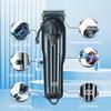 Pro Hair Clipper, 2 PCS Professional Hair Clipper Hair Cutting Machine Haircut Tools Cordless Barber Rechargeable Trimmer Men view 2