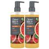 Dove Men+Care Shampoo and Conditioner 2-in-1, 2-Pack  Pure Fresh with Vitamin C & Mineral Complex, Orange & Sage, 17.5 Oz Ea view 1