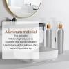 Sorandy Aluminum Pump Bottle Dispenser, Refillable Empty Essential Oil Aluminum Bottle Liquid Soap Pump Bottle for Body Wash, Moisturizer, Face Cream, Liquid Soap for Most Oil Heaters view 3