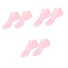 FRCOLOR 3pairs Moisturizing Socks for Cracked Heels Sebs Design Gentle Exfoliating Treatment for Smooth Skin for Overnight Use view 1