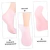 FRCOLOR 3pairs Moisturizing Socks for Cracked Heels Sebs Design Gentle Exfoliating Treatment for Smooth Skin for Overnight Use view 2