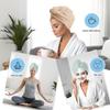 AGKXHDEC 2 Packs Single Layer Microfiber Hair Turbans - Drying Wrap for Women (Brown,Light Green) view 3