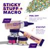 UNICORN SNOT Macro Face & Body Glitter | Cosmetic Grade Large-Particle Loose Glitter | Holiday Stocking Stuffer & Christmas Makeup | Safe for Face, Easy Application & Removal - Solar (Gold) view 4