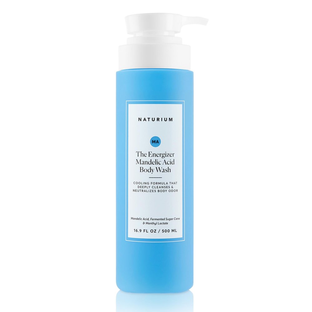 Naturium The Energizer Body Wash, Cooling & Refreshing Formula with Mandelic Acid, Deeply Cleanses & Neutralizes Body Odor, 16.9 oz