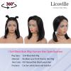 10 Inch Short Bob Wigs Natural Color Pre Plucked 180% Density Black Bob Glueless Wig Human Hair Free Part Natural Black Lace Front Wig view 2