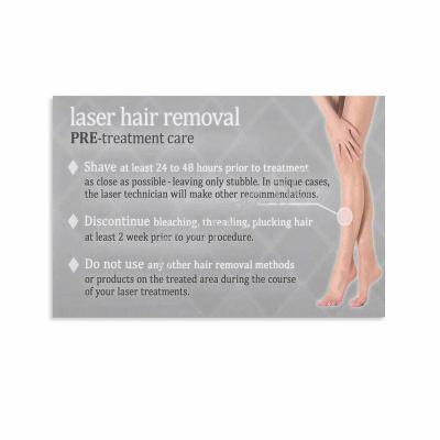 LHGVQXZA Beauty Salon Hair Removal Poster Beauty Spa Decoration Poster Laser Hair Removal Poster4 Canvas Painting Wall Art Poster for Bedroom Living Room Decor 24x16inch(60x40cm), Unframe-style