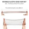 200PCS Hair Nets - 20 Inches Elasticity Invisible Elastic Mesh Wig Nets, U Shaped Hair Pins for Making Ballet Dancer Bun Maker (200PCS Sets, Brown) view 4