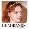 Firuilo Gold Flower Headband Pearl Bridal Hairband Rose Wave Head Band Thin Wedding Hair Accessories for Women view 4